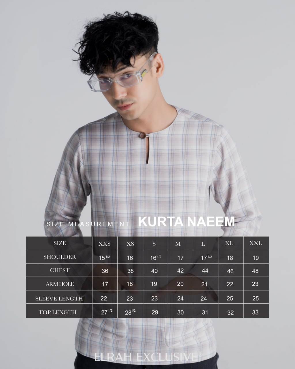Kurta Klasik Naeem - Khakis